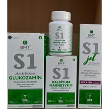 Biomet S1 Glukozamin Likit - Jel - Kalsiyum Magnezyum 3'lü Set