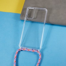 Cool-M Samsung Galaxy S20 Fe 4g / Fe 5g / S20 Lite / S20 Fe 2022 Tpu+Akrilik Anti-Çizelge Telefon Kapağı Long Lanyard ile Şeffaf Geri Kılıf (Yurt Dışından)