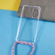 Cool-M Samsung Galaxy S20 Fe 4g / Fe 5g / S20 Lite / S20 Fe 2022 Tpu+Akrilik Anti-Çizelge Telefon Kapağı Long Lanyard ile Şeffaf Geri Kılıf (Yurt Dışından)