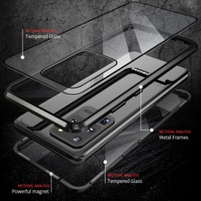 Cool-M Manyetik Kurulum Metal Çerçeve + Temperli Cam Tam Kaplama Hibrit Kılıf [samsung Galaxy S20 Için Destek Parmak Izi Kilidi] (Yurt Dışından)