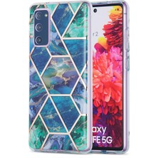 Cool-M Iml Imd Mermer Deseni 2.0mm Tpu Telefon Kapağı Kılıfı Samsung Galaxy S20 Fe 4g/fe 5G/S20 LITE/S20 Fe 2022 (Yurt Dışından)