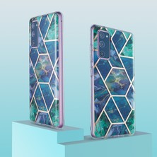 Cool-M Iml Imd Mermer Deseni 2.0mm Tpu Telefon Kapağı Kılıfı Samsung Galaxy S20 Fe 4g/fe 5G/S20 LITE/S20 Fe 2022 (Yurt Dışından)