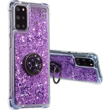 Cool-M Samsung Galaxy S20 FE/S20 Fan EDITION/S20 Fe 5G/S20 Fan Edition 5G/S20 LITE/S20 Fe 2022 Glitter Powder Quicksand Tpu Kapak Kickstand Case (Yurt Dışından)