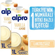 Alpro Vanilya Badem Içeceği 2x1 Lt