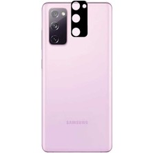 Heptek İletişim Samsung Galaxy S20 Fe Kamera Lens Koruyucu Siyah Çerçeveli Kavisli Korunaklı (3d-Glass)