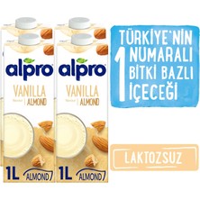 Alpro Vanilya Badem Içeceği 4x1 Lt