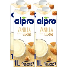 Alpro Vanilya Badem Içeceği 4x1 Lt