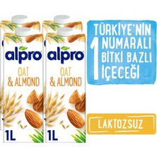 Alpro Yulaf & Badem Içeceği 4x1 Lt