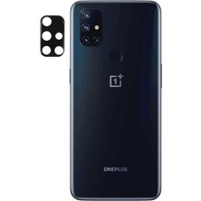 Heptek İletişim One Plus Nord N10 5g Kamera Lens Koruyucu Siyah Çerçeveli Kavisli Korunaklı (3d-Glass)