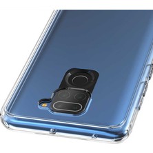 Heptek İletişim Xiaomi Redmi Note 9 Kılıf Kamera Çıkıntılı Şeffaf Darbe Emici Sert Silikon Kapak (Coss)