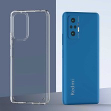 Heptek İletişim Xiaomi Redmi Note 10 Pro Kılıf Kamera Çıkıntılı Şeffaf Darbe Emici Sert Silikon Kapak (Coss)