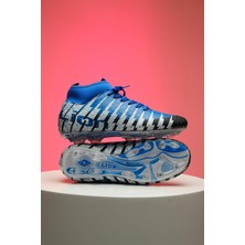 Oksit Leo Erkek Çim Halı Saha Krampon Şeffaf Taban Yetişkin Kullanıcılar İçin