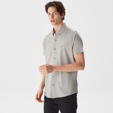 Nautıca Erkek Yeşil Slım Fıt Kısa Kollu Gömlek K35450T.3BP