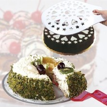 Taşıyıcı ve Pasta Süsleme Şablonu 23 cm