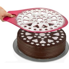 Taşıyıcı ve Pasta Süsleme Şablonu 23 cm