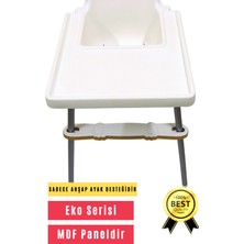 K&G Foot Rest Mama Sandalyesi Ayak Koyma Dayama Desteği - Ikea Antilop, E Bebek Baby Plus Star, Faros Orzo Uyumlu