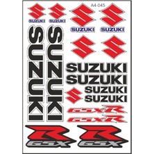 Gogomoto A4 Sticker 045 Tek Paket Çoklu Sticker