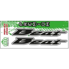 Gogomoto Honda Beat Uyumlu Sticker Seti 001