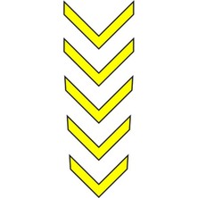 Gogomoto Cg Florasan Sarı Çamurluk Üst Sticker