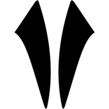 Gogomoto Cg Siyah Çamurluk Yan Sticker