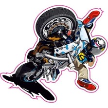 Gogomoto 79 x 72 mm Sticker 10'lu