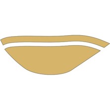 Gogomoto Cg Gold Ön Çamurluk Ön Sticker