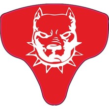 Gogomoto Pitbull Kırmızı Mondial Mh Drift 2011 - 2020 Uyumlu Siperlik Sticker