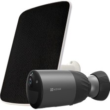 Ezvız BC1C Kablosuz Dış Mekan Wifi Kamera 1080P, Pilli Wifi Dış Mekan Kamera Kiti, Güneş Panelli, 210 Gün Pil Ömrü, Renkli Gece Görüşü