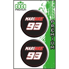 Gogomoto 93 1 (5x5 Cm) Ikili Damla Etiket