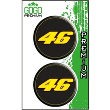 Gogomoto 46 3 (5x5 Cm) Ikili Damla Etiket