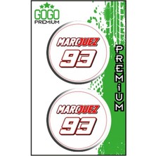 Gogomoto 93 2 (5x5 Cm) Ikili Damla Etiket