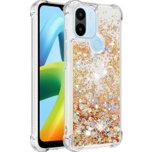 Lr Joyful Xiaomi Redmi A1 4g / A1+ 4g Yb Quicksand Serisi-1 Sıvı Yüzen Glitter Pulins Tpu Telefon Kılıfı (Yurt Dışından)