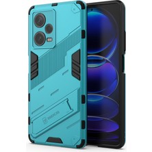 Lr Joyful Xiaomi Redmi Note 12 Pro Plus 5g Sabit Pc+ Yumuşak Tpu Telefon Kılıfı Damla Geçirmez Kickstand Koruyucu Kapak (Yurt Dışından)