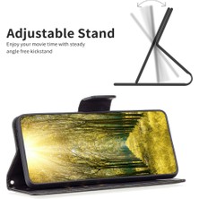 Lr Joyful Bf Deri Serisi-4 Xiaomi Redmi Telefon Kapağı Note 12 Pro 5g / Note 12 Pro Hız 5g / Poco X5 Pro 5g Anti-Drop Cüzdan Stand Kılıf Dergi Deri Kapağı Kayışlı (Yurt Dışından)