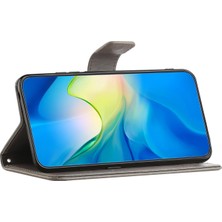 Lr Joyful Xiaomi Için Redmi Note 12 4g Deri Telefon Kılıfı Baskılı Kelebek Çiçek Manyetik Tutucu Flip Stand Cüzdan Kapağı (Yurt Dışından)