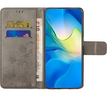 Lr Joyful Xiaomi Için Redmi Note 12 4g Deri Telefon Kılıfı Baskılı Kelebek Çiçek Manyetik Tutucu Flip Stand Cüzdan Kapağı (Yurt Dışından)