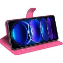 Lr Joyful Xiaomi Için Redmi Note 12 5g Tam Koruma Kılıfı Flip Anti-Çizgi Anti-Çizelge Litchi Doku Pu Deri Deri Stand Cüzdan Telefon Kapağı (Yurt Dışından)