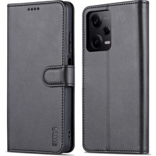 Lr Joyful Xiaomi Redmi Azns Note 12 Pro 5g / Note 12 Pro Hız 5g / Poco X5 Pro 5g Telefon Kılıfı Pu Deri Cüzdan Stand Flip Folio Koruyucu Kapak (Yurt Dışından)