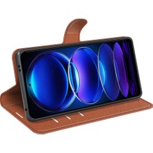 Lr Joyful Xiaomi Için Redmi Note 12 5g Tam Koruma Kılıfı Flip Anti-Çizgi Anti-Çizelge Litchi Doku Pu Deri Deri Stand Cüzdan Telefon Kapağı (Yurt Dışından)