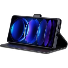 Lr Joyful Xiaomi Redmi Azns Note 12 Pro 5g / Note 12 Pro Hız 5g / Poco X5 Pro 5g Telefon Kılıfı Pu Deri Cüzdan Stand Flip Folio Koruyucu Kapak (Yurt Dışından)