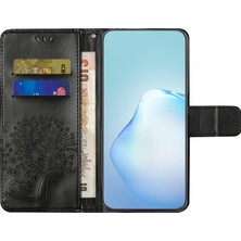 Lr Joyful Xiaomi Poco X5 Pro 5g / Redmi Note 12 Pro Speed ​​5g / Note 12 Pro 5g Baykuş Ağacı Baskılı Pu Deri Stand Kılıfı Damla Geçirmez Cep Telefonu Cüzdan Kapağı (Yurt Dışından)