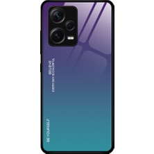 Lr Joyful Xiaomi Redmi Note 12 Pro Plus 5g Gradyan Renk Temsilli Cam Sert Pc Yumuşak Tpu Kasa Şok Geçirmez Cep Telefonu Kapağı (Yurt Dışından)