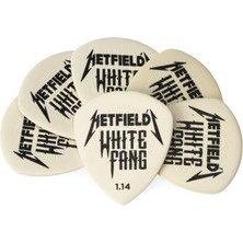 Jim Dunlop PH122P114 James Hetfield White Fang 6lı Paket Pena (1 Mm)