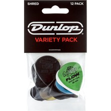 Jim Dunlop PVP118 Pick Var Pk Shred 12LI Paket Pena