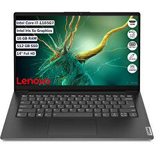 Lenovo V14 G2 Itl Intel Core I7-1165G7 16 GB 512 GB SSD Freedos 14" Fhd Taşınabilir Bilgisayar 82KA006YTXB 3 Yıl Garanti ve Yerinde Servis Hizmeti