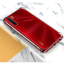 Heptek İletişim Oppo A91 Şeffaf Kılıf Köşelerde Darbelere Karşı Ultra Kalınlık (Antishock)