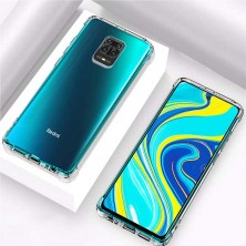 Heptek İletişim Xiaomi Redmi Note 9 Şeffaf Kılıf Köşelerde Darbelere Karşı Ultra Kalınlık (Antishock)