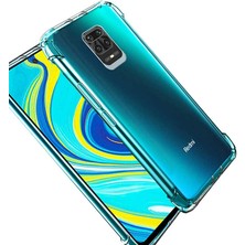 Heptek İletişim Xiaomi Redmi Note 9 Şeffaf Kılıf Köşelerde Darbelere Karşı Ultra Kalınlık (Antishock)