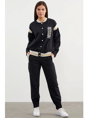 Sementa 76143 Kadın Örme Detaylı Eşofman Takımı