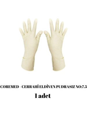 Muhtelif Coremed - Cerrahi Eldiven Pudrasız No:7.5